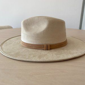 ASN Hats - Suede Rancher Hat (Cream/Beige)